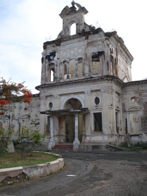 The ruins of a 19th century city hospital.